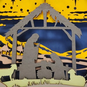 การตกแต่งงานฝีมือไม้ 3 มิติ