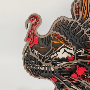 3D สัตว์ไม้ฟลามิงโก